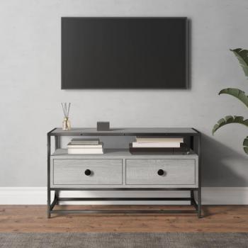 Mueble para TV de madera contrachapada gris Sonoma 80x35x45 cm vidaXL, Mueble de salón, Mesa de TV