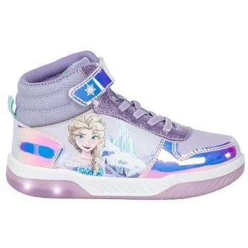 Zapatillas Deportivas Frozen con Suela de PVC y Luces LED para Niños