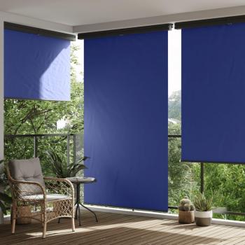 Toldo lateral de balcón azul 170x250 cm
