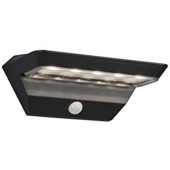 Aplique LED Solar Mendoza Antracita con Sensor de Movimiento IP44 5W 200lm 3000K
