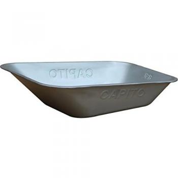 Mulde de Carretilla 85L Galvanizada con Agujeros, 1mm - Capito