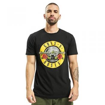 Guns N' Roses Bullet Logo Black T-Shirt - Urban Classic, 100% Cotton, XXL