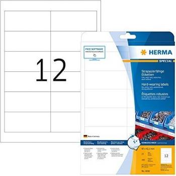 Etiquetas Herma A4 96,5 x 42,3 mm, mate