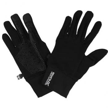 Regatta Unisex Black Touchtip Stretch Gloves II, Size S