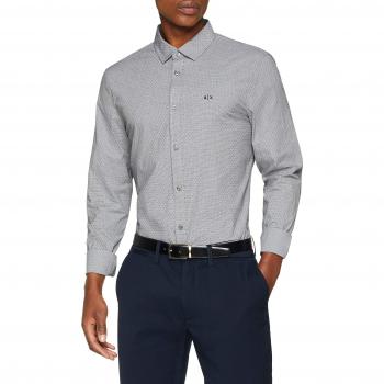 Armani Exchange 6zzc21, Camisa para Hombre, Blanco