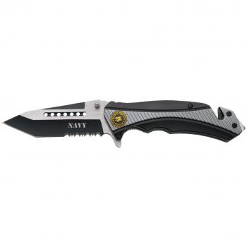 Navaja de seguridad Third K1912GYS con emblema Navy Seals