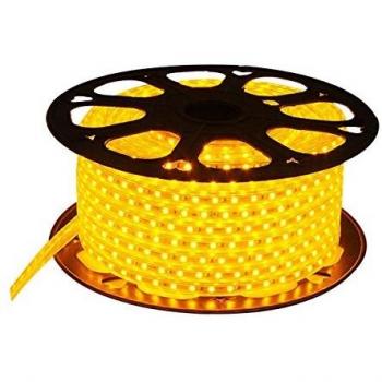 Bobina LED 5050 50m 8W/m 230V Impermeable IP65 Amarillo