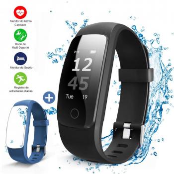 Pulsera Actividad con GPS Naixues Pulsera Inteligente con 14 Modos de Deporte Pulsómetro Monitor de Ritmo Cardíaco Impermeable IP67 Reloj Inteligente para IOS y Android