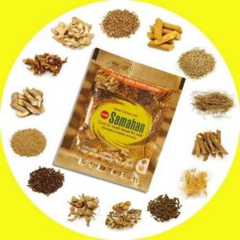 Samahan - Tisana (té natural herbal ayurvédico, bueno y eficaz para prevenir y aliviar resfriados y otros síntomas asociados al resfriado, 60 unidades por 4 gr)