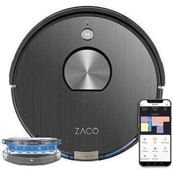 ZACO A10 Robot Aspirador Laveur Conectado - Navegación Láser 3D - Hasta 120 Minutos - 72 dB - 22W