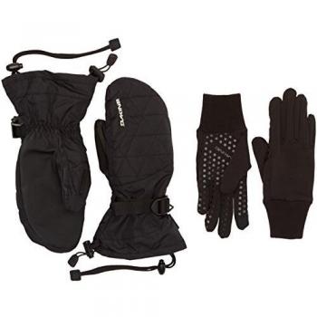 DAKINE Camino Mitt Guantes, Otoño-Invierno, Mujer, Color Negro, tamaño Medium