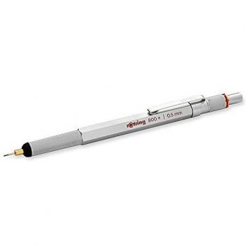 Rotring 1900183 - Portaminas con puntero, 0.5 GB, color plateado