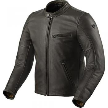Revit Rino Chaqueta de Cuero de Motocicleta Marrón