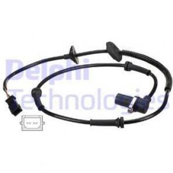 Sensor ABS DELPHI SS20605 - Sensor de revoluciones de la rueda, compatible con sistemas de frenos antibloqueo (ABS), diseñado para garantizar un rendimiento óptimo y una respuesta precisa en el sistema de frenado del vehículo