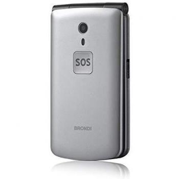 Brondi Amico N°Uno 108g Plata Teléfono para Personas Mayores - Teléfono móvil