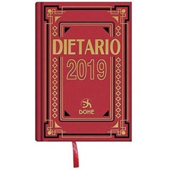 Dietario 2019 1/4-15x21 cartoné entelado