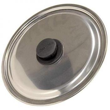 Errebi M61682 - Tapa acero inox pomo baquelita 26 cm