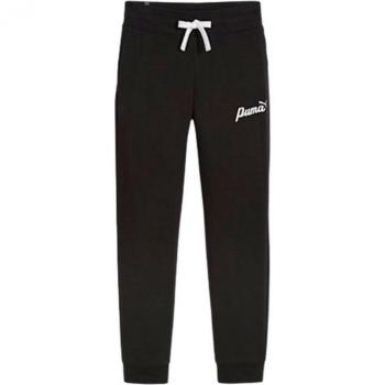Pantalón Largo Puma Ess+ Script para mujer en color negro