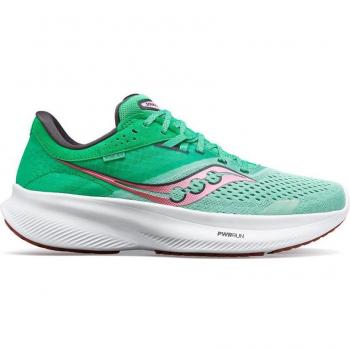 Saucony Ride 16 Women's Running Shoes - Green, Size 39