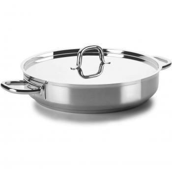 Lacor - 54636S - Paellera Sin Tapa 365Øcm Chef Luxe Inox