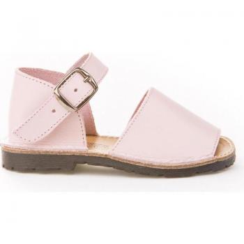 Sandalias Avarcas Angelitos para Niño y Niña Fabricadas en Piel Modelo 200 Rosa