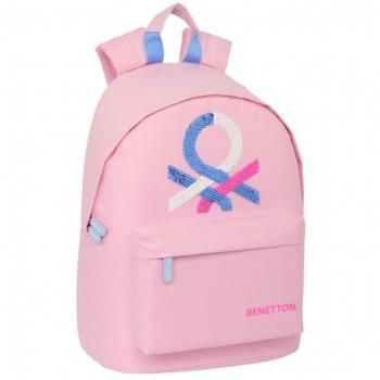 Mochila para portátil 14,1 Benetton Pink
