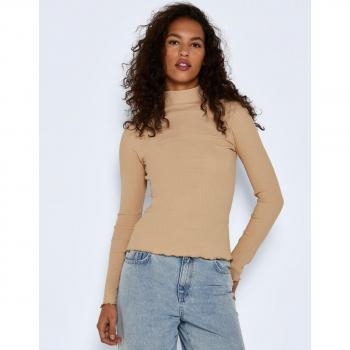 Noisy May - Top de mujer cuello alto y manga larga