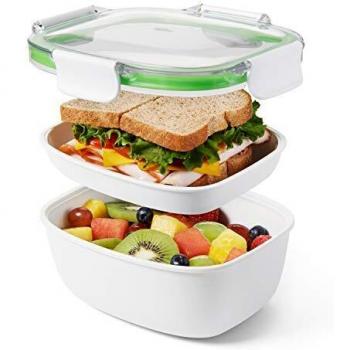 OXO Good Grips, Tupper de cristal, fiambrera grande de 1,2 litros