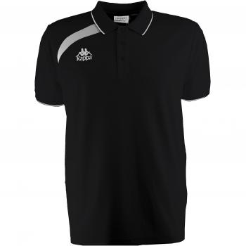 Kappa Palla Polo, Unisex, Negro/Blanco, 2XL