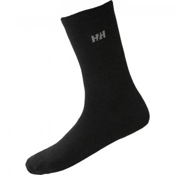 Pack de 2 Calcetines Everyday Wool negro Helly Hansen (tamaño 42-44)