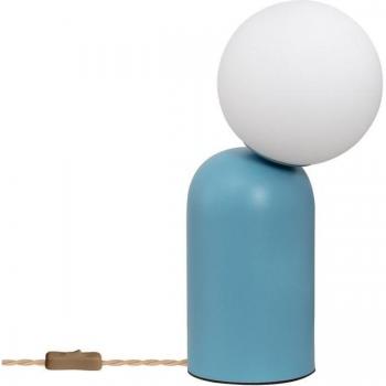 Lámpara de Mesa Metal Society Azul con Elegante Diseño y Estilo
