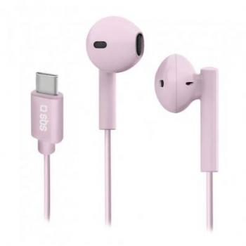 Auriculares Inalámbricos USB-C SBS TEEARTYCMIX65P Rosa