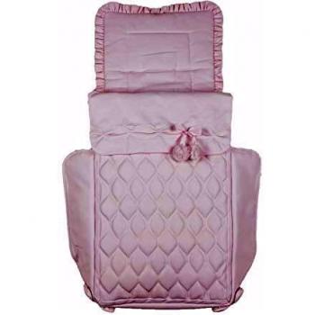 Saco de coche o capazo universal Rosy Fuentes en rosa