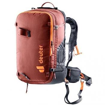 Deuter Alproof 30 SL Mochila Snowboard con airbag, capacidad de 30L, diseño unisex adulto, color rojo y negro (multicolor)