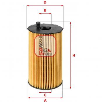 Filtro de aceite SOFIMA S 5066 PE