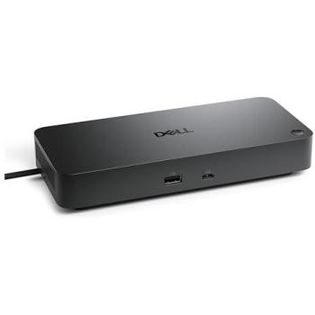 Base para portátil Dell WD25TB5 Thunderbolt 5, 300W, 6 Puertos, Negro