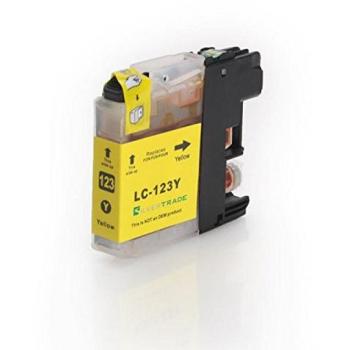 Desconocido Cartucho DE Tinta GENERICO para Brother LC121XL/LC123XL V3 LC121Y/LC123Y Amarillo