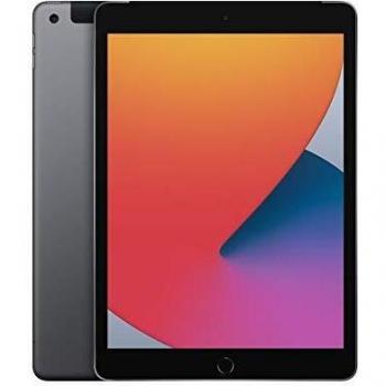 Apple iPad 2020, 10.2 Pulgadas, Wi-Fi + Cellular, 32GB - Gris Espacial, 8ª Generación