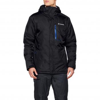 Columbia Chaqueta de esquí Impermeable para Hombre, Ride On Ski Jacket, Negro, Talla L