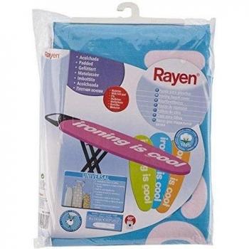 Rayen 6080 - Funda para tabla de planchar con muletón y clip, de algodón, 45 x 130 cm, modelos surtidos