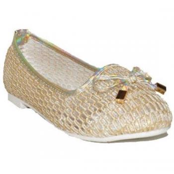 RIANDA RIANDA Bailarina NIÑA F9282 Bailarinas Niña Plateada Cómodas Moda Verano 2018 Dorado Negro
