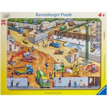 Rompecabezas de Marco - Sitio de Construcción - 38 Piezas Ravensburger