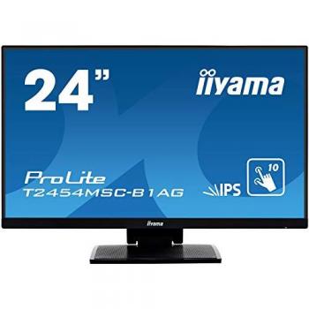 Monitor iiyama ProLite T2454MSC-B2AG 24 Full HD Táctil IPS 1920x1080, 75Hz, 4ms, HDMI, DisplayPort, Altavoces, Antirrefle