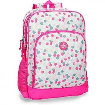 Movom Confeti Mochila Escolar Doble Compartimento Multicolor 32x45x15 cms Poliéster 21.6L