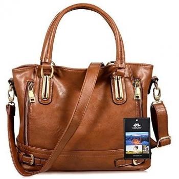Vbiger Mujeres Bolso Grande Cremallera Bolsos Totes Bolsa de Hombro