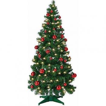 Árbol de Navidad Pop-Up 180cm con Decoración y Luces LED