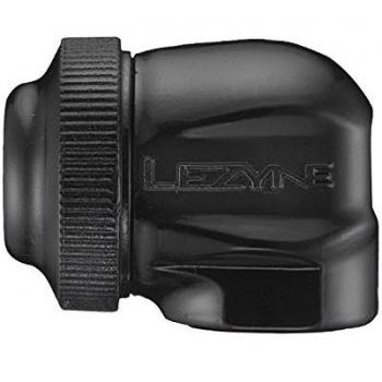 Regulador Adaptador Valvula Presta LEZYNE, 90grados, Negro