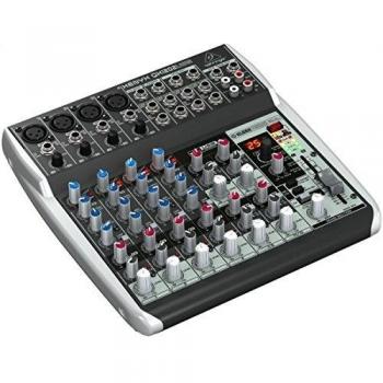 Behringer XENYX QX1202USB - Mezclador para directo con Mic Preamps & Compressors, 12 puertos
