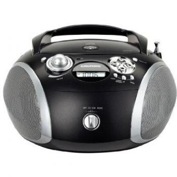 Radio CD Grundig RCD 1445 con USB, Modelo GDP6330, Negro/Plata