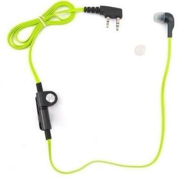 Verde auriculares con micrófono para 2 pin Kenwood WEIERWEI Wouxun Puxing Baofeng quasheng de gato con discos hipnóticos dispositivo TK-3230 TK-3230XLS LT-2188 LT-2260 LT-2268 LT-2288